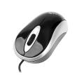 Mysz optyczna Tracer TRM-155 Sonya, przewód USB czarno - srebrna