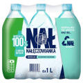 Nałęczowianka 1L x 6 sztuk, woda mineralna, w butelkach PET delikatnie gazowana