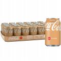 Napój gazowany o smaku waniliowym Coca Cola Vanilla 0,33L, w puszce 24 sztuki