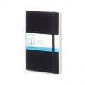 Notes Moleskine Classic L 13x21 cm, 192 strony w kropki, miękka oprawa z gumką czarny