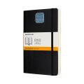 Notes Moleskine Classic L 13x21 cm, 400 stron w linie, miękka oprawa z gumką czarny