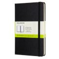 Notes Moleskine Classic M 11,5x18 cm, 208 stron, gładki, twarda oprawa z gumką czarny