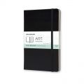 Notes Moleskine Music Notebook L 13x21 cm, 192 strony w pięciolinie, twarda oprawa z gumką czarny