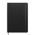Notes Oxford Signature A5, 80 kartek w linie, twarda oprawa z gumką czarny