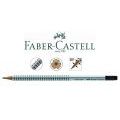 Ołówek Faber-Castell Grip 2001, trójkątny, drewniany, bez gumki twardość H