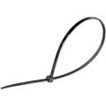 Opaski zaciskowe Donau TECH 100 sztuk, czarne trytytki, szerokość 4,8 mm długość 300 mm