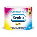 Papier toaletowy 2-warstwowy Regina Najdłuższe Rolki 47 m, standardowe rolki z celulozy 4 rolki x 430 listków