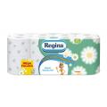 Papier toaletowy 3-warstwowy Regina Rumiankowy 18 m, standardowe rolki z celulozy 16 rolek x 150 listków