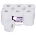 Papier toaletowy celulozowy do podajników Donau EXPERT Jumbo, biały 2-warstwowy 12 rolek x 100 m