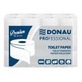 Papier toaletowy standardowy Donau PROFESSIONAL Premium, biały celulozowy 3-warstwowy 24 rolki x 150 listków