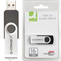 Pendrive Q-Connect USB 2.0, pamięć flash, obrotowa obudowa 16 GB