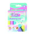 Plastelina okrągła KEYROAD Pastel Modeling Clay 6 x 15 g, kolory pastelowe, w pudełku 6 kolorów