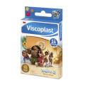 Plastry z opatrunkiem Viscoplast Vaiana, z grafikami dla dzieci 10 sztuk