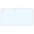 Przekładki podłużne Office Products 1/3 A4, kartonowe 235x105 mm, 100 sztuk biały