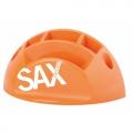 Przybornik SAX Design, na biurko z przegrodami kolor pomarańczowy