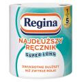 Ręcznik papierowy 2-warstwowy Regina Super Long 50,6 m, kuchenny biały papier celulozowy 1 x 220 listków