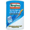 Ręcznik papierowy Regina Blitz, kuchenne, biały papier celulozowy, 3-warstwowy 1 rolka x 100 listków