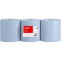 Ręcznik papierowy w roli niebieski 1-warstwowy do podajników Katrin Basic Roll M Blue 502376, makulaturowy 3 rolki x 150 m