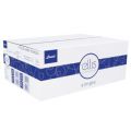 Ręczniki składane Lamix Ellis Professional Simple 2837 typu V, biały papier celulozowy ze wzorem, 2-warstwowe, do dozowników 20 x 150 listków