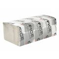 Ręczniki składane Office Products typu ZZ, szary papier makulaturowy 36 g, 1-warstwowe, do dozowników 20 x 200 listków