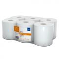 Ręczniki w rolce Lamix Ellis Professional 3032, biały papier celulozowy, 2-warstwowe, do dozowników 6 rolek x 120 m
