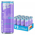 Red Bull SugarFree The Lilac Edition Różówy Grejfrut - Zioła 250ml, gazowany napój energetyczny bez cukru, w puszce 12 sztuk