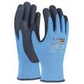 Rękawice antyprzecięciowe Donau SAFETY DS-NIT Anti-Cut D 12 par, niebieskie rozmiar 10