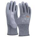 Rękawice antyprzecięciowe Donau SAFETY DS-PU Anti-Cut D 12 par, ciemnoszare rozmiar 9