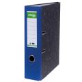 Segregator Donau ECO A4/80 mm z dźwignią, kolorowy grzbiet, marmurkowe boki granatowy