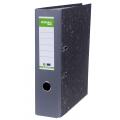Segregator Donau ECO A4/80 mm z dźwignią, kolorowy grzbiet, marmurkowe boki szary
