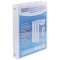 Segregator ofertowy Donau A4, ringowy 2DR/25mm, grzbiet 44 mm, 5 kieszeni biały