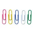 Spinacze kolorowe 26mm Office Products, okrągłe powlekane, w woreczku 500 sztuk