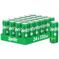 Sprite 0,33L, napój gazowany o smaku cytryny i limonki, w puszczce 24 sztuki