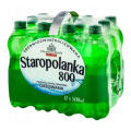 Staropolanka 800 0,5L x 12 sztuk, woda wysokozmineralizowana, w butelkach PET gazowana