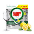 Tabletki do zmywarek Fairy Jar Platinum All In One Lemon, o zapachu cytrynowym 96 sztuk