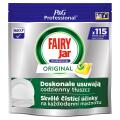 Tabletki do zmywarek Fairy Jar Professional Original, o zapachu cytrynowym 115 sztuk