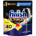 Tabletki do zmywarki Finish Ultimate Lemon, żelowe kapsułki 40 sztuk