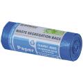 Worki do segregacji odpadów bez wiązania Donau HOME 120L x 10 sztuk, folia LDPE z recyklingu niebieskie