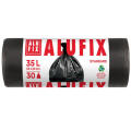 Worki na odpady ALUFIX Standard HDPE, bez wiązania, czarne 35L x 30 sztuk