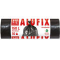 Worki na odpady ALUFIX Standard LDPE, bez wiązania, czarne 150L x 10 sztuk