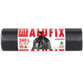 Worki na odpady ALUFIX Standard LDPE, bez wiązania, czarne 240L x 10 sztuk