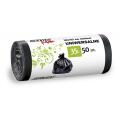 Worki na odpady Stella Service Pack Uniwersalne HDLD, czarne 35L x 50 sztuk