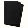Zeszyt Moleskine Cahiers L 13x21 cm, 80 stron w linie, tekturowa oprawa, 3 sztuki czarny