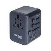 Adapter podróżny Donau TRAVEL 521 USB-C x 2 i USB-A x 2, ład...