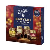 Baryłki Classic Wedel, czekoladowe praliny z alkoholowym nad...