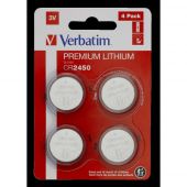 Baterie guzikowe Verbatim Premium Lithium CR2450 3V, litowe