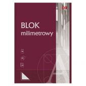 Blok milimetrowy Unipap A4, papier 90 g