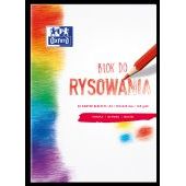 Blok rysunkowy biały Oxford A3, papier 120 g