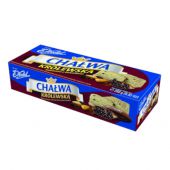 Chałwa Królewska Wedel, o smaku kakaowym z bakaliami