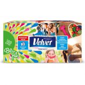 Chusteczki higieniczne 3-warstwowe białe Velvet ART, higieni...